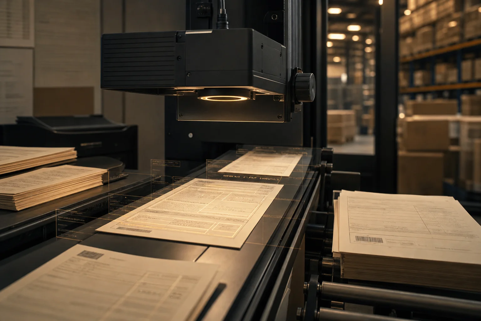 Обработка документов у логистического оператора